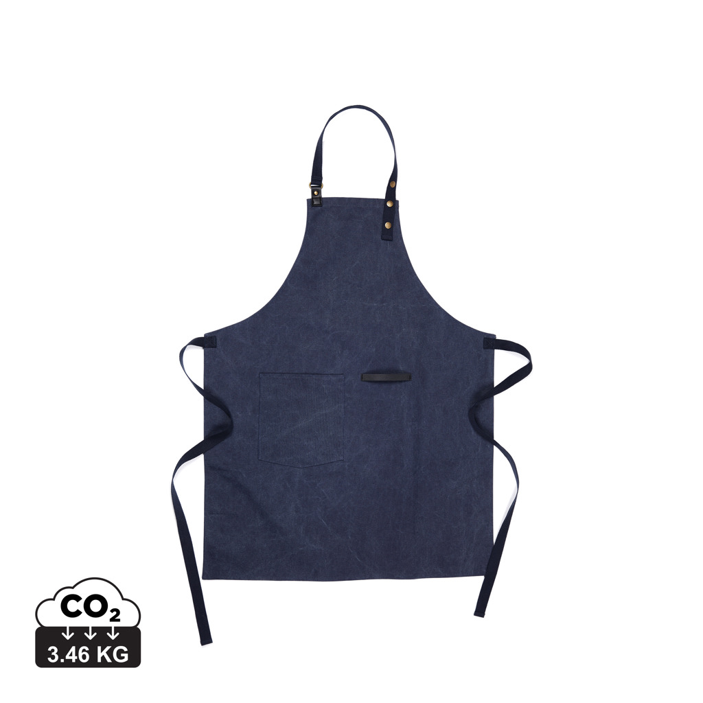 Tablier personnalisable 100% fibres recyclées Tome VINGA Bleu marine
